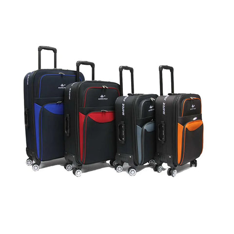 24 inch Medium Burly Softside Expandable Fabric Luggage with Spinner Wheels - Luggage Outlet