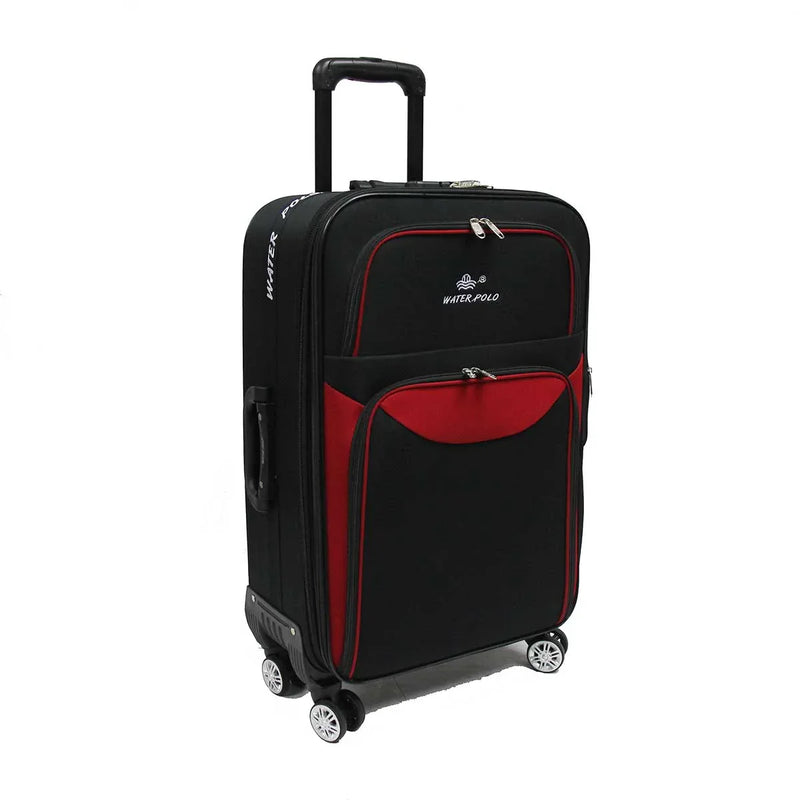 24 inch Medium Burly Softside Expandable Fabric Luggage with Spinner Wheels - Luggage Outlet