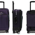 Economical Softside Expandable Luggage with Double Caster Wheels - Luggage Outlet