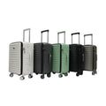 Rangy Polycarbonate Aluminium Frame with Anti-theft zipper Front Opening Luggage TSA Lock - Luggage Outlet