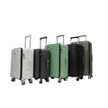 Rangy Polycarbonate Aluminium Frame with Anti-theft zipper Front Opening Luggage TSA Lock - Luggage Outlet