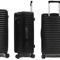 Rangy Polycarbonate Aluminium Frame with Anti-theft zipper Front Opening Luggage TSA Lock - Luggage Outlet