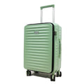Rangy Polycarbonate Aluminium Frame with Anti-theft zipper Front Opening Luggage TSA Lock - Luggage Outlet