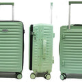 Rangy Polycarbonate Aluminium Frame with Anti-theft zipper Front Opening Luggage TSA Lock - Luggage Outlet