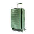 Rangy Polycarbonate Aluminium Frame with Anti-theft zipper Front Opening Luggage TSA Lock - Luggage Outlet