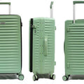Rangy Polycarbonate Aluminium Frame with Anti-theft zipper Front Opening Luggage TSA Lock - Luggage Outlet