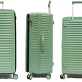 Rangy Polycarbonate Aluminium Frame with Anti-theft zipper Front Opening Luggage TSA Lock - Luggage Outlet