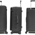 Rangy Polycarbonate Aluminium Frame with Anti-theft zipper Front Opening Luggage TSA Lock - Luggage Outlet
