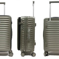 Rangy Polycarbonate Aluminium Frame with Anti-theft zipper Front Opening Luggage TSA Lock - Luggage Outlet