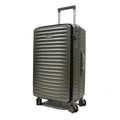 Rangy Polycarbonate Aluminium Frame with Anti-theft zipper Front Opening Luggage TSA Lock - Luggage Outlet