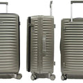 Rangy Polycarbonate Aluminium Frame with Anti-theft zipper Front Opening Luggage TSA Lock - Luggage Outlet