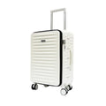 Rangy Polycarbonate Aluminium Frame with Anti-theft zipper Front Opening Luggage TSA Lock - Luggage Outlet