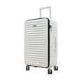 Rangy Polycarbonate Aluminium Frame with Anti-theft zipper Front Opening Luggage TSA Lock - Luggage Outlet