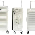 Rangy Polycarbonate Aluminium Frame with Anti-theft zipper Front Opening Luggage TSA Lock - Luggage Outlet