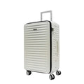 Rangy Polycarbonate Aluminium Frame with Anti-theft zipper Front Opening Luggage TSA Lock - Luggage Outlet