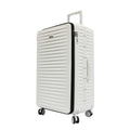 Rangy Polycarbonate Aluminium Frame with Anti-theft zipper Front Opening Luggage TSA Lock - Luggage Outlet