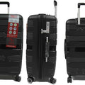Helix Polypropylene Expandable Anti-theft Luggage with Spinner Wheels TSA Lock - Luggage Outlet
