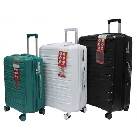 Adamantine Polypropylene Expandable Anti-theft Luggage with Spinner Wheels TSA Lock
