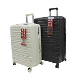 Adamantine Polypropylene Expandable Anti-theft Luggage with Spinner Wheels TSA Lock