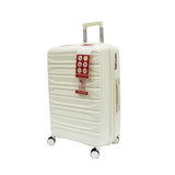 Adamantine Polypropylene Expandable Anti-theft Luggage with Spinner Wheels TSA Lock