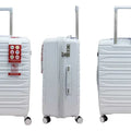 Adamantine Polypropylene Expandable Anti-theft Luggage with Spinner Wheels TSA Lock - Luggage Outlet