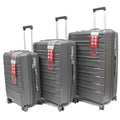 Adamantine Polypropylene Expandable Anti-theft Luggage with Spinner Wheels TSA Lock - Luggage Outlet