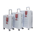 Adamantine Polypropylene Expandable Anti-theft Luggage with Spinner Wheels TSA Lock