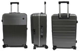Stocky ABS+PC Aluminium Frame with Anti-theft zipper Front Opening Luggage TSA Lock - Luggage Outlet