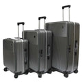 Stocky ABS+PC Aluminium Frame with Anti-theft zipper Front Opening Luggage TSA Lock - Luggage Outlet