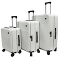 Stocky ABS+PC Aluminium Frame with Anti-theft zipper Front Opening Luggage TSA Lock - Luggage Outlet