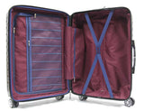 The OG Ricochetting Polycarbonate Expandable Luggage with Anti-theft Zippers Spinner Wheels and Recessed TSA Lock - Luggage Outlet