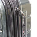 Gripping ABS+PC Anti-theft Zipper Luggage with 8 Spinner Wheels TSA Lock - Luggage Outlet