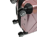 Gripping ABS+PC Anti-theft Zipper Luggage with 8 Spinner Wheels TSA Lock - Luggage Outlet
