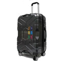 Gripping ABS+PC Anti-theft Zipper Luggage with 8 Spinner Wheels TSA Lock - Luggage Outlet