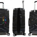 Gripping ABS+PC Anti-theft Zipper Luggage with 8 Spinner Wheels TSA Lock - Luggage Outlet