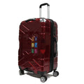 Gripping ABS+PC Anti-theft Zipper Luggage with 8 Spinner Wheels TSA Lock - Luggage Outlet