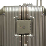 Elegant Polycarbonate Aluminium Frame Luggage with 8 Spinner Wheels Safe Skies TSA Lock