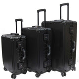 Elegant Polycarbonate Aluminium Frame Luggage with 8 Spinner Wheels Safe Skies TSA Lock