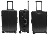 Elegant Polycarbonate Aluminium Frame Luggage with 8 Spinner Wheels Safe Skies TSA Lock