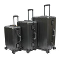 Elegant Polycarbonate Aluminium Frame Luggage with 8 Spinner Wheels Safe Skies TSA Lock - Luggage Outlet