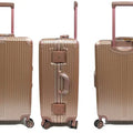 Elegant Polycarbonate Aluminium Frame Luggage with 8 Spinner Wheels Safe Skies TSA Lock - Luggage Outlet