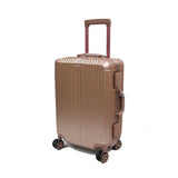 Elegant Polycarbonate Aluminium Frame Luggage with 8 Spinner Wheels Safe Skies TSA Lock