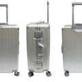 Elegant Polycarbonate Aluminium Frame Luggage with 8 Spinner Wheels Safe Skies TSA Lock - Luggage Outlet