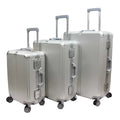 Elegant Polycarbonate Aluminium Frame Luggage with 8 Spinner Wheels Safe Skies TSA Lock - Luggage Outlet