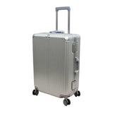 Elegant Polycarbonate Aluminium Frame Luggage with 8 Spinner Wheels Safe Skies TSA Lock