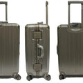Elegant Polycarbonate Aluminium Frame Luggage with 8 Spinner Wheels Safe Skies TSA Lock - Luggage Outlet
