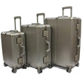 Elegant Polycarbonate Aluminium Frame Luggage with 8 Spinner Wheels Safe Skies TSA Lock - Luggage Outlet