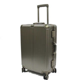 Elegant Polycarbonate Aluminium Frame Luggage with 8 Spinner Wheels Safe Skies TSA Lock