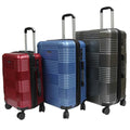 Interlace ABS+PC Antitheft Zipper Expandable Luggage with TSA Lock Spinner Wheels - Luggage Outlet
