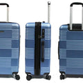 Interlace ABS+PC Antitheft Zipper Expandable Luggage with TSA Lock Spinner Wheels - Luggage Outlet
